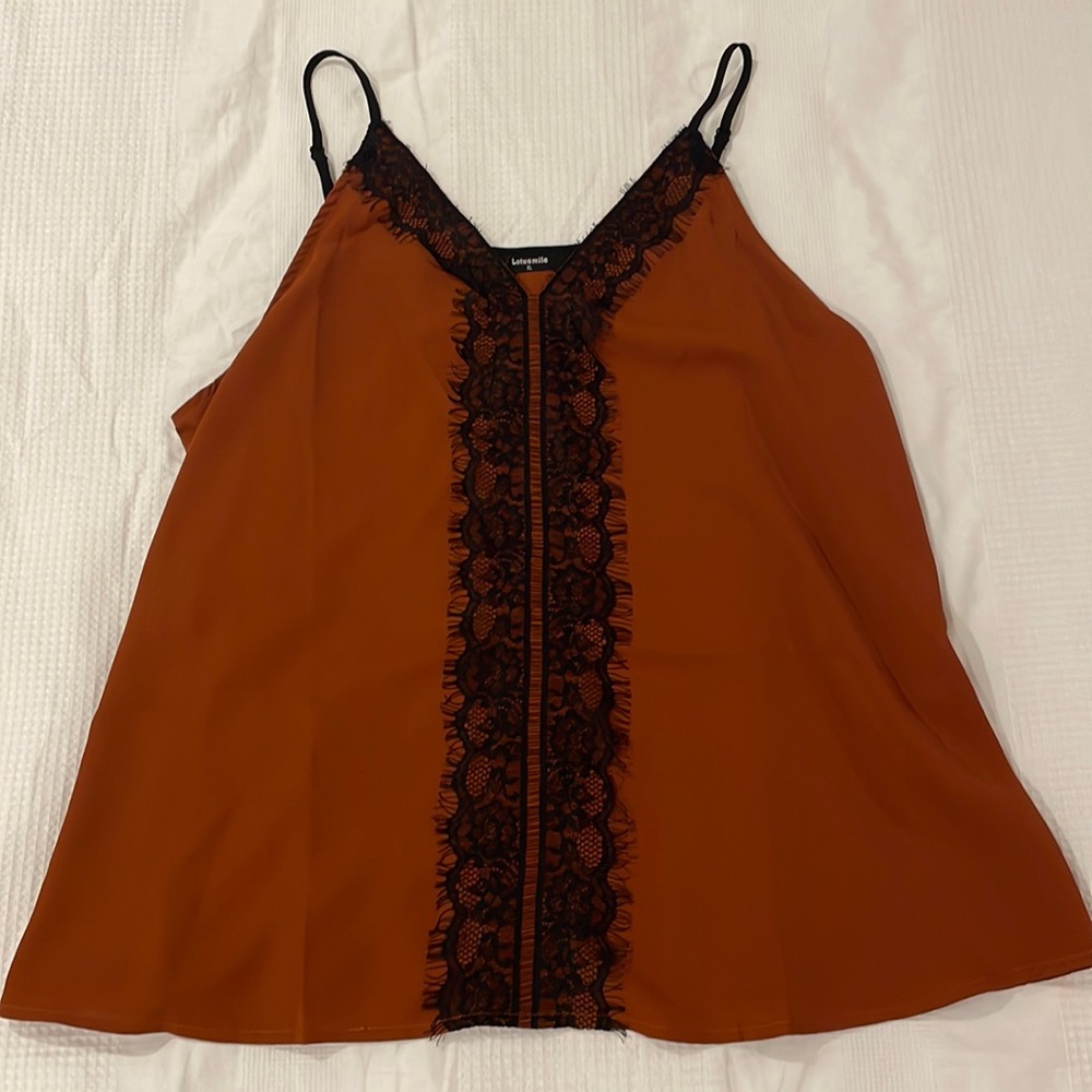 Lace Front Blouse!